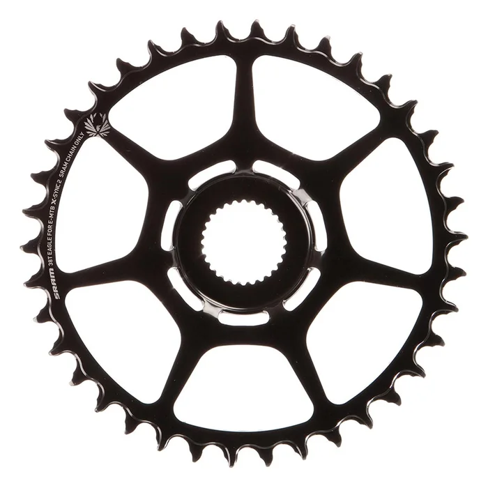 SRAM Bosch X-Sync 2 Steel Eagle Direct Mount Chainring – 38T Non-Boost Black