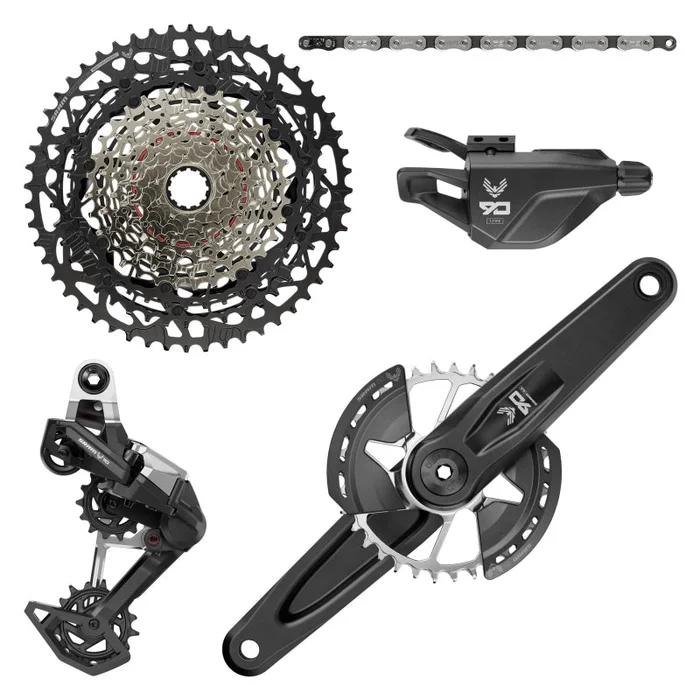 SRAM Eagle 90 T-Type Groupset – 170mm Wide Crank 32t Chainring Trigger Shifter 10-52t 12-Speed Cassette Rear Derailleur Chain