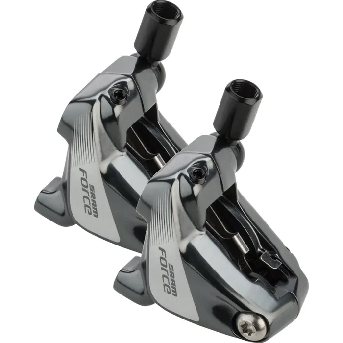 SRAM Force 22/Force 1 Flat Mount Hydraulic Disc Brake Caliper Duo with Organic Pads for Road & Cyclocross