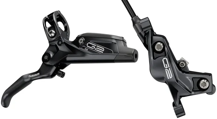 SRAM G2 RS Disc Brake and Lever – Rear, Hydraulic, Post Mount, Diffusion Black Anodized, A2
