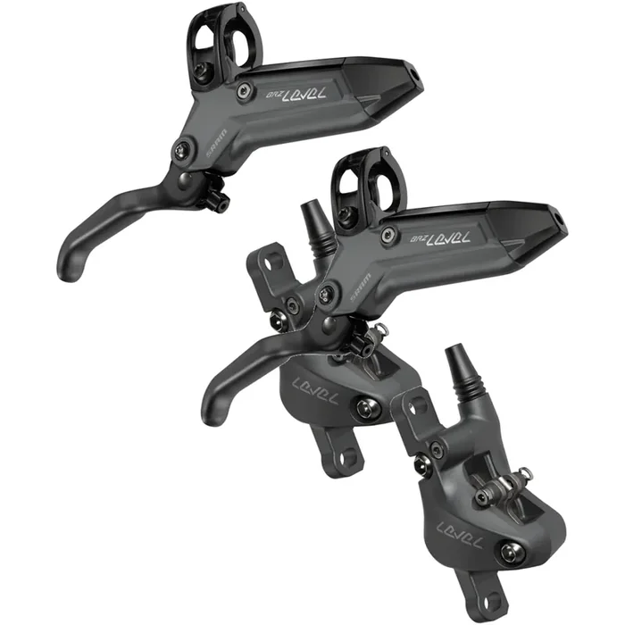 SRAM Level Bronze Stealth Hydraulic Disc Brake Front & Rear Post Mount 2-Piston, Aluminum Lever, Organic Pads
