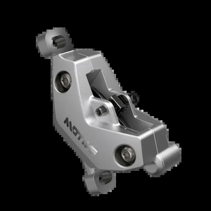 SRAM Motive Ultimate Disc Brake and Lever – Rear or Front, 2000mm Hose, Post Mount, 4-Piston, Alum Lever Body, Carbon