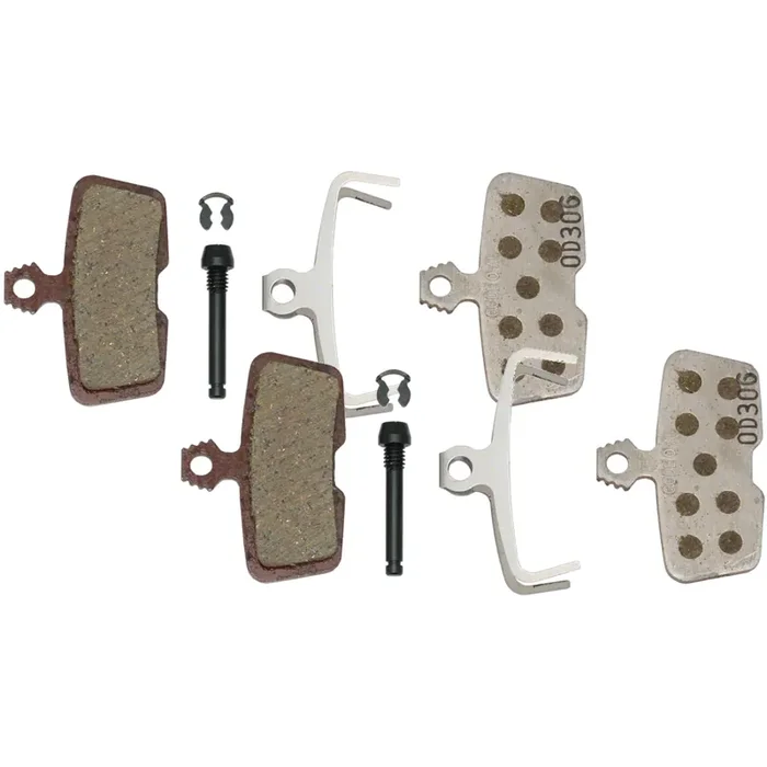SRAM Organic Aluminum Disc Brake Pads Bundle for Code/Guide RE Quiet, Lightweight, High-Performance Cycling Brake Components
