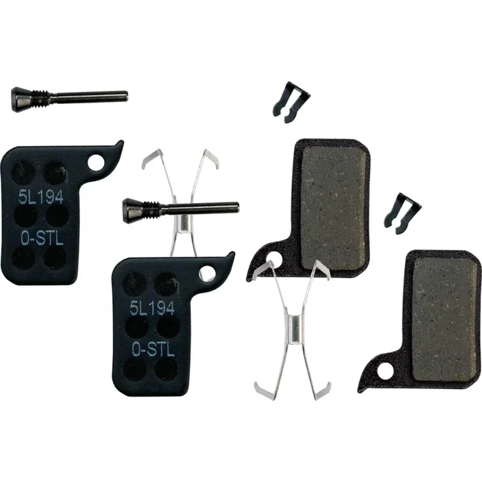 SRAM Organic Steel Backed Disc Brake Pads Bundle for Hydraulic Road Monoblock Calipers, Level A1 (2017-2019)