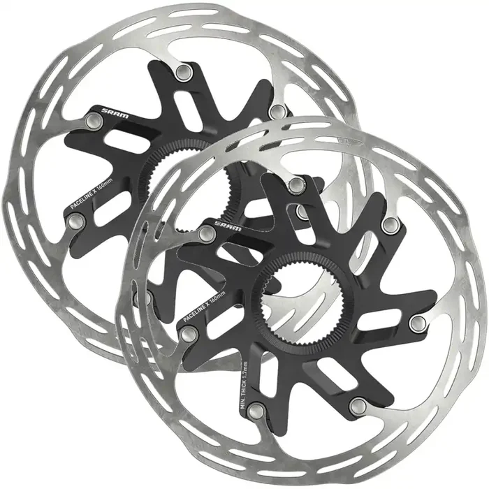SRAM Paceline X 160mm Center Lock Disc Brake Rotors – Lightweight, Quiet Road Bike Performance