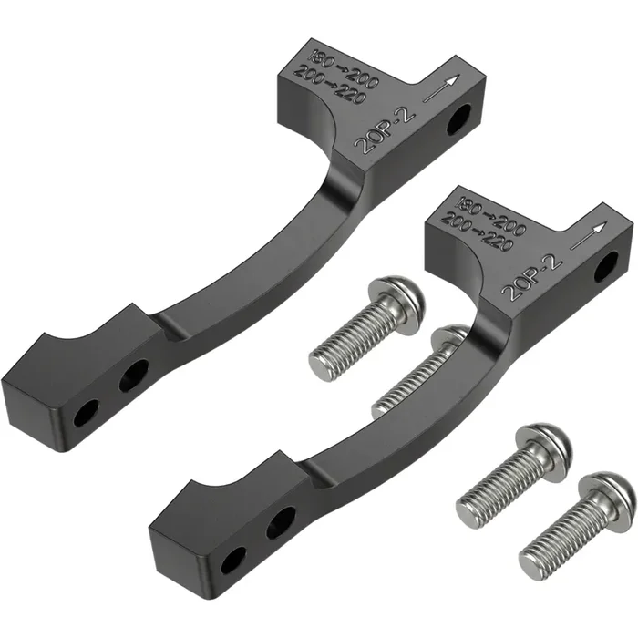 SRAM Post Mount Disc Brake Adapters 20P-2 for 200mm/220mm Rotors Includes Bracket & Stainless Bolts