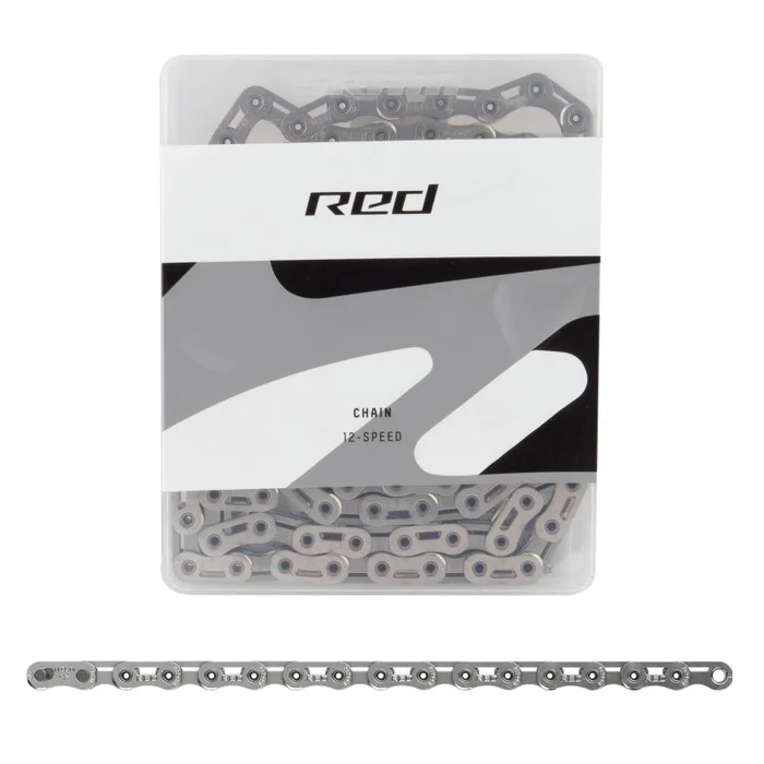 SRAM RED Flattop Chain – 12/13-Speed 126 Links Flattop PowerLock Silver E1