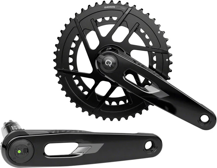 SRAM Rival AXS Power Meter Crankset – 175mm 12-Speed 46/33t 8-Bolt Direct Mount DUB PM Spindle Carbon E1