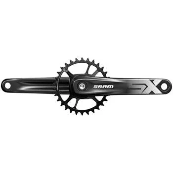 SRAM SX Eagle Bicycle Crankset – 170mm, 12-Speed, 32t, Direct Mount, Power Spline Spindle Interface, A1