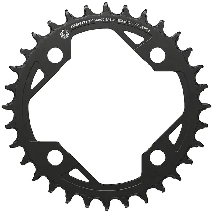 SRAM X-SYNC 2 Eagle E-MTB Chainring 32t 94 BCD 12-Speed Aluminum Black