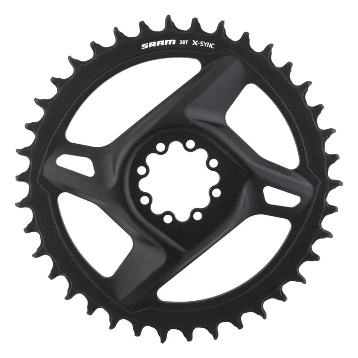 SRAM X-Sync Road Direct Mount Chainring Rival – 38t 12-Speed 8-Bolt Direct Mount BLK