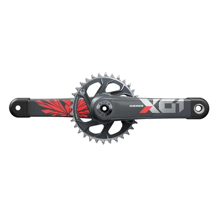SRAM X01 Eagle DUB C3 Crankset, Speed 11/12, Spindle 28.99mm, BCD Direct Mount, 32, DUB, 175mm, Red, SuperBoost+