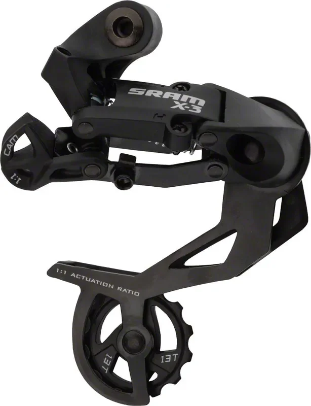 SRAM X3 Rear Derailleur – 7,8,9 Speed, Long Cage, Black