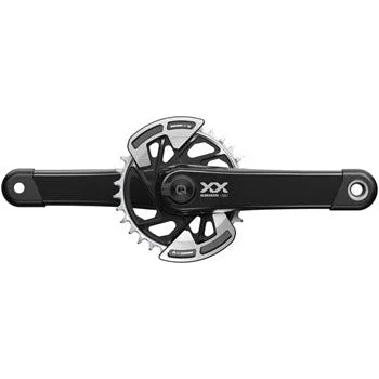 SRAM XX Eagle T-Type AXS Power Meter Wide Bicycle Crankset – 170mm, 12-Spd, 32t Chainring, Direct Mount, 2-Guards, PM DUB Spindle, Blac