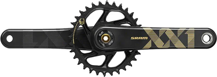 SRAM XX1 Eagle Carbon Boost Crankset 175mm 12-Speed 34t DUB Spindle