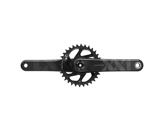 SRAM XX1 Eagle Carbon Fat Bike Crankset (Black) (Direct Mount) (175mm) (30T) (DUB Spindle) (190mm Rear Spacing)