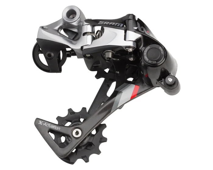 SRAM XX1 Rear Derailleur (Black/Red) (1 x 11 Speed) (Medium Cage) (Clutch)