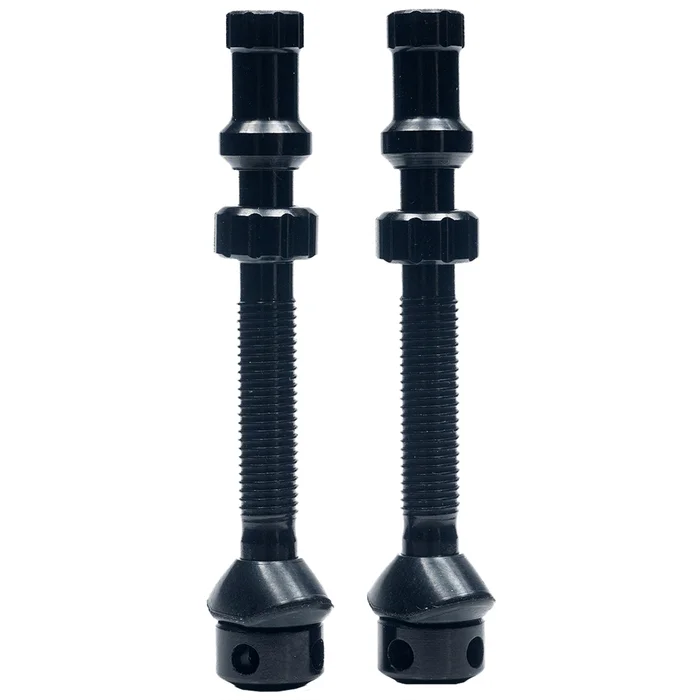 Stans No Tubes Stans Tubeless Universal+ Valve Stems – Alloy Medium Black Pair