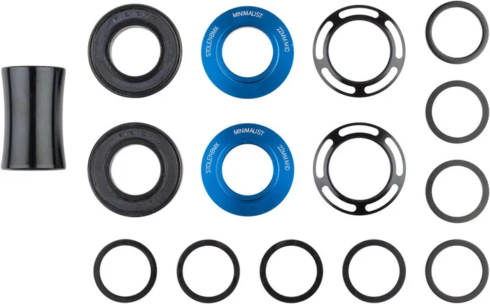 Stolen Minimalist Bottom Bracket – Mid 22mm Blue