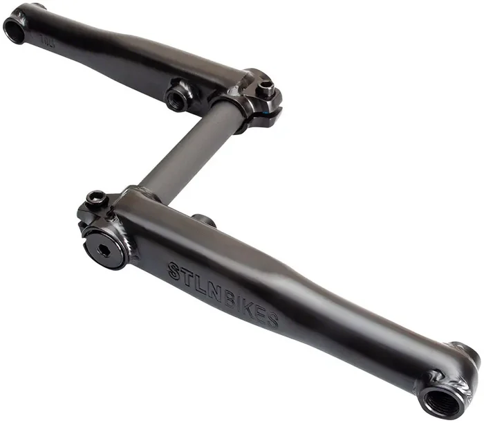 Stolen MOB V4 3 Piece Crankset 170mm Single Speed Steel Black RHD/LHD
