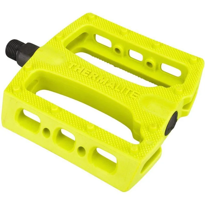 Stolen Thermalite Pedals – Platform Composite/Plastic 9/16″ Neon Yellow