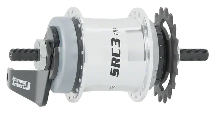 Sturmey Archer S30 S-RC3 3-Speed Coaster Brake Hub Shell 6061 Aluminum