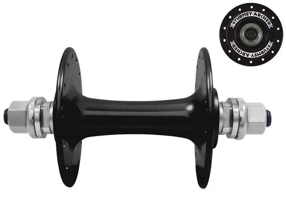 Sturmey Archer Track Front Hub, 32h – Black Anodized