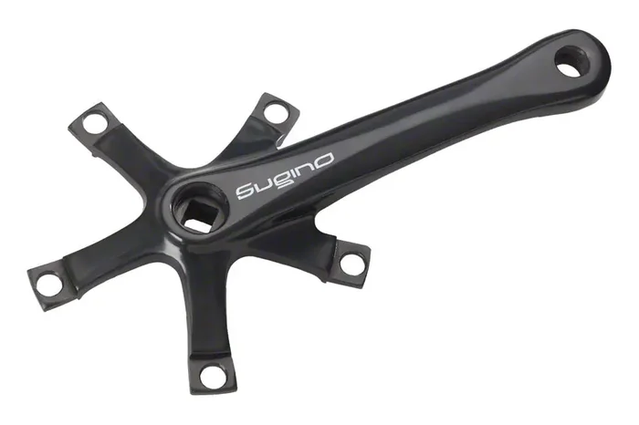 Sugino RD2 Crank Arm Set 170mm Single Speed 130 BCD 9/16″ Pedal Spindle