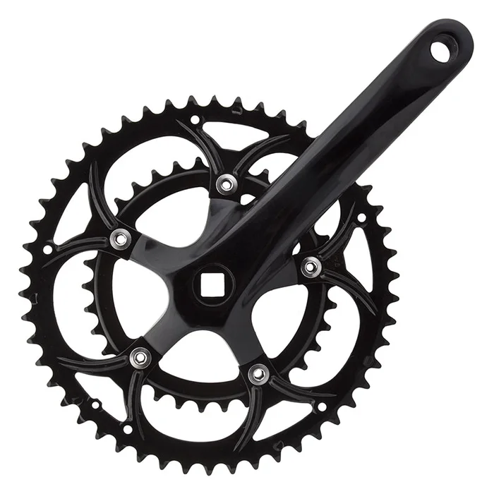 Sunlite Alloy Double 172.5×50/34 110 SQR JIS crankset black