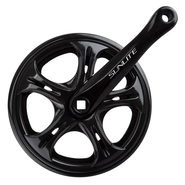Sunlite Big City Single Speed Crank 170×52 118 SQR JIS crankset black