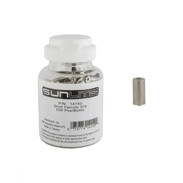 Sunlite Cable Ferrules SIS 5mm Silver