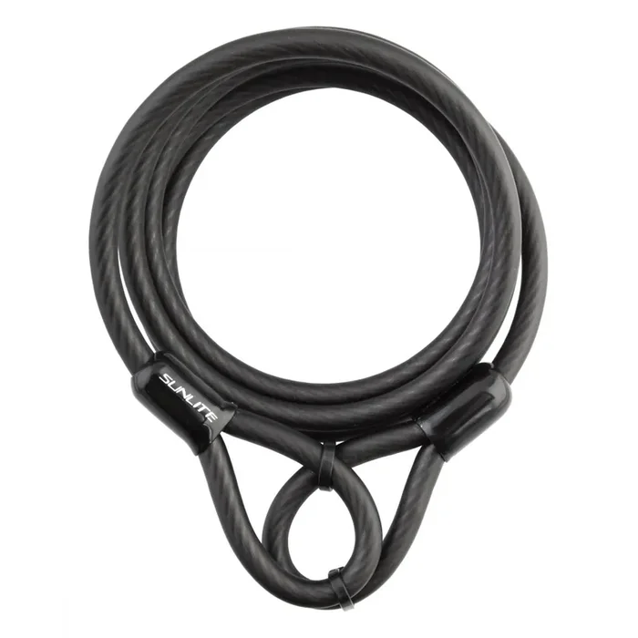 Sunlite Coiled Cable Cable Only 8mm 6`/183cm Heavy Duty Double Ended