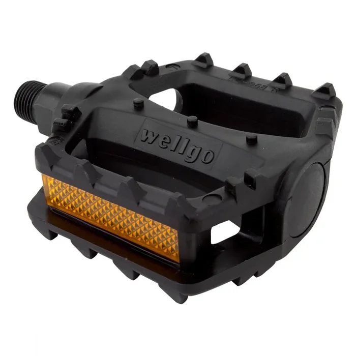 Sunlite Juvenile BMX Platform Pedals – Durable One-Piece Resin Body, Boron Spindle, Available in 1/2″ and 9/16″ Sizes for Kids‘ Cycling