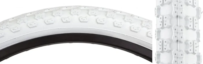 Sunlite MX3 14 x 2.125 Clincher Wire TPI 40 Wh/Wht Reflective BMX Bike Tire