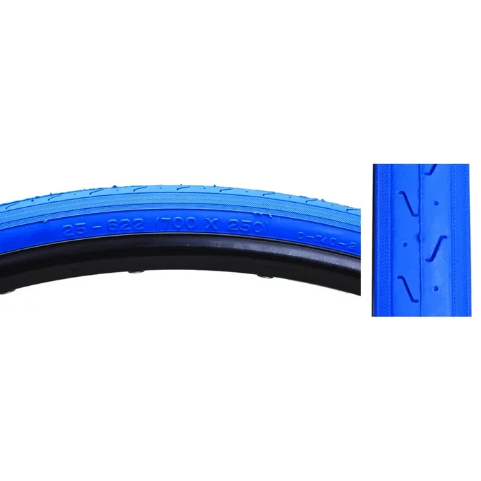 Sunlite Super HP CST740 700×25 Clincher Wire TPI 100 Bu/Blu Reflective Road Tire