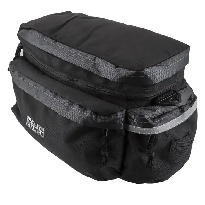 Sunlite Utili-T Rackbag II Expandable Black/Grey 14.5×9.5x8in Velcro Straps