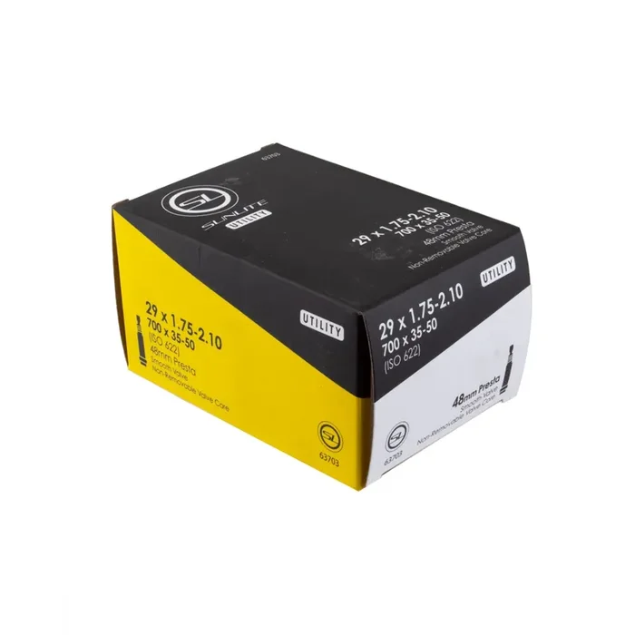 Sunlite Utili-T Standard Presta Valve Tubes 29×1.75-2.10 PV 48mm 0d