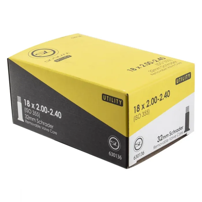 Sunlite Utili-T Standard Schrader Valve Tubes 18×2.00-2.40 SV 32mm 0d
