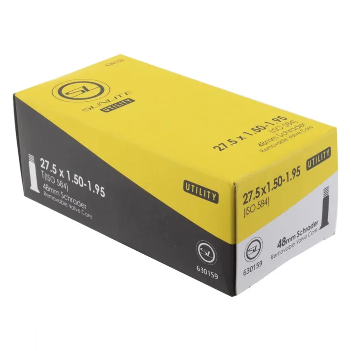 Sunlite Utili-T Standard Schrader Valve Tubes 27.5×1.50-1.95 SV 48mm 0d