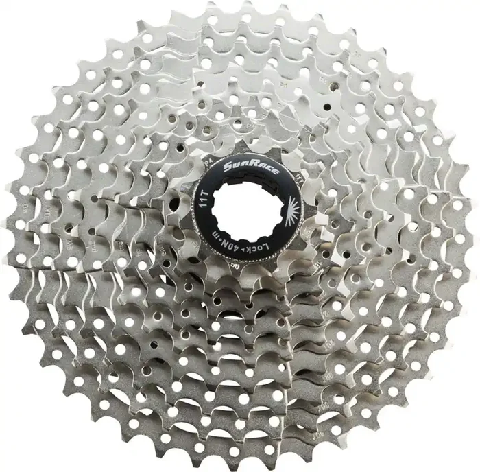 SunRace MS3 Cassette – 10 Speed, 11-40t, Silver