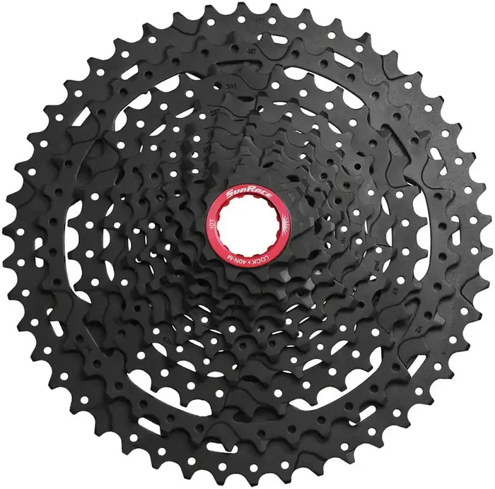 SunRace MX9X Cassette – 11-Speed, 10-46t, Black Chrome, For XD Driver Body