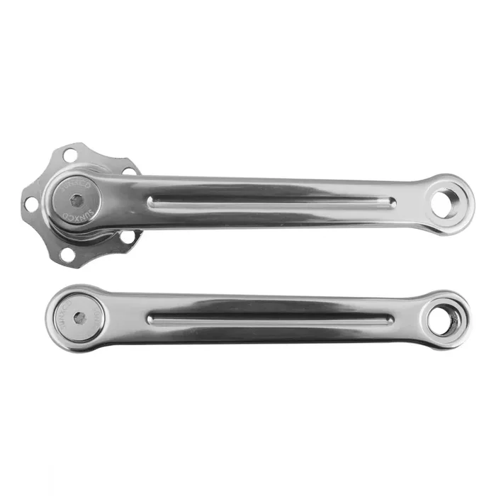 Sunxcd Exceed Crank Arm Set 165mm Single Speed Aluminum Silver