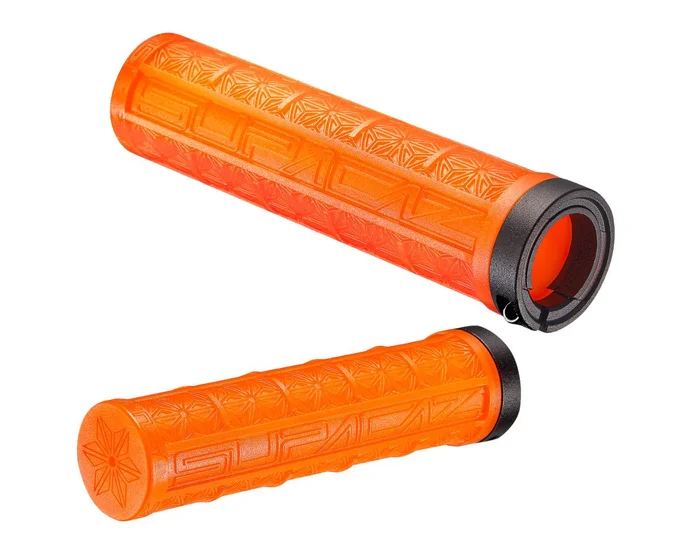 Supacaz Grizips Lock-On Grips (Neon Orange)