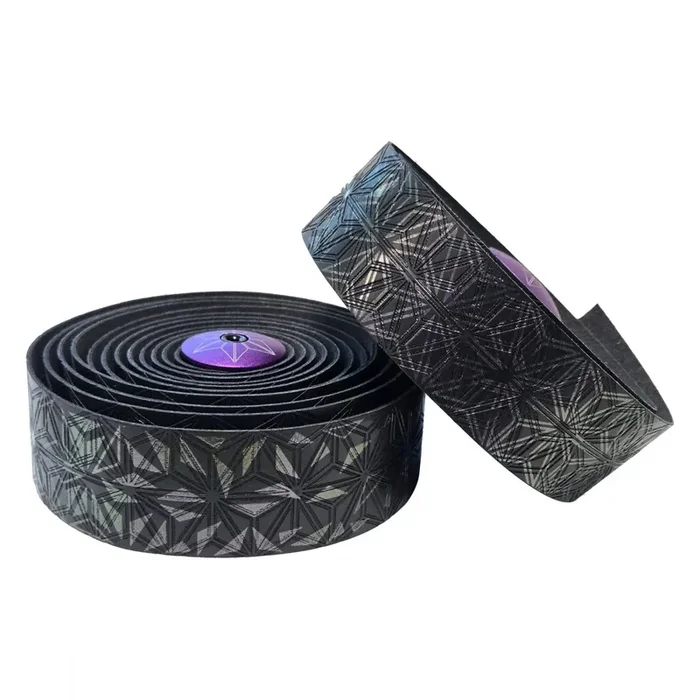Supacaz Super Sticky Kush Star Fade Refractor Bar Tape Star Fade Refractor Refractor Purple 2200mm