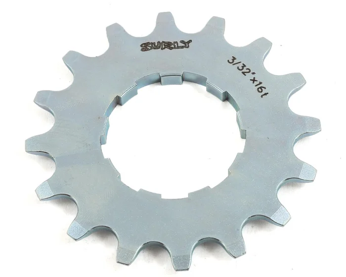 Surly 3/32″ Single Speed Cassette Cog (Silver) (Splined) (16T)