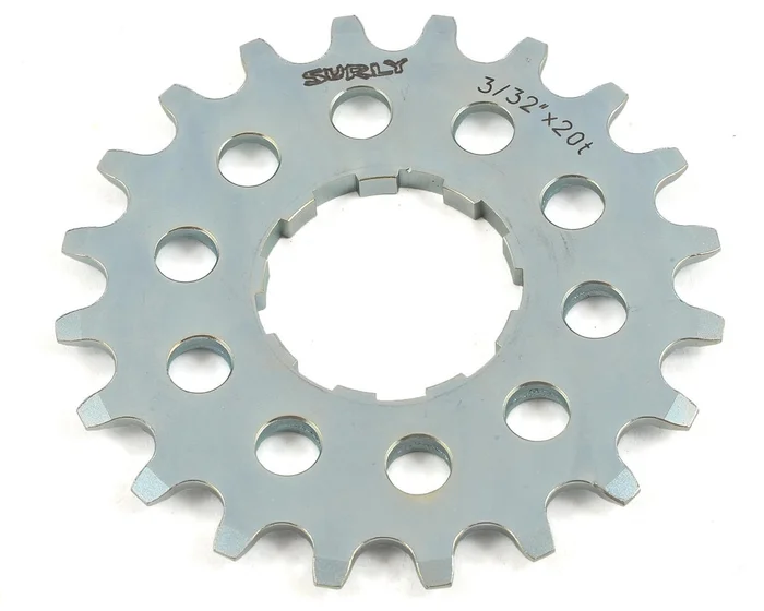 Surly 3/32″ Single Speed Cassette Cog (Silver) (Splined) (20T)