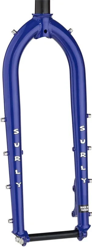 Surly Dinner Fork – 27.5″, 15x110mm Thru-Axle, 1-1/8″ Straight Steerer, 420mm Axle To Crown, Steel, Subterranean