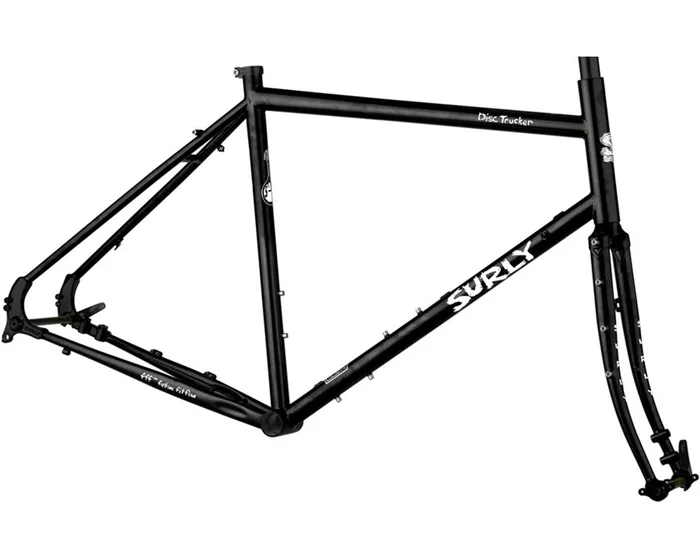 Surly Disc Trucker 26″ Frameset (Hi-Viz Black) (56cm)