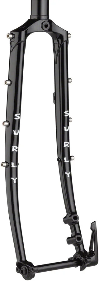 Surly Disc Trucker Fork – 700c 1-1/8″ Straight 100×12 mm Thru-Axle Steel Disc BLK