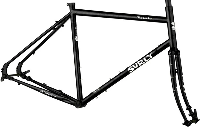 Surly Disc Trucker Frameset – 26″ Steel Hi-Viz Black 42cm